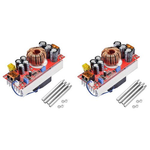 2X 1800W - Boost Converter 40A Adjustable Voltage 10-60V to 12-90V for High Power Applications