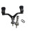 Dual-Grip  Reel Handle Light Weight Handle Replacement Fishing Reel Double Handle 1