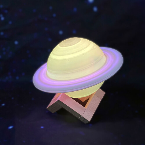 Νυχτερινή λάμπα Jupiter, συσκευή δύο σε ένα που συνδυάζει τρισδιάστατη εκτύπωση με 2
