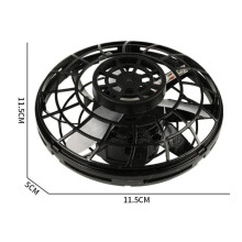 (Black)Hover Spinner magnetico con rotazione volante per intrattenimento miglioramento calma
