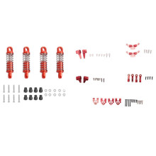 2 Set RC Car Part: 1 Set Steering Cup Swing Arm Plate Set & 1 Set Damper Oil Filled Type
