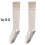 Women's Cotton Knee Length Compressed Socks with Grip For-White 4
