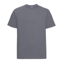 (XL, Convoy Grey) Russell Europe Mens Classic Heavyweight Ringspun Short Sleeve T-Shirt