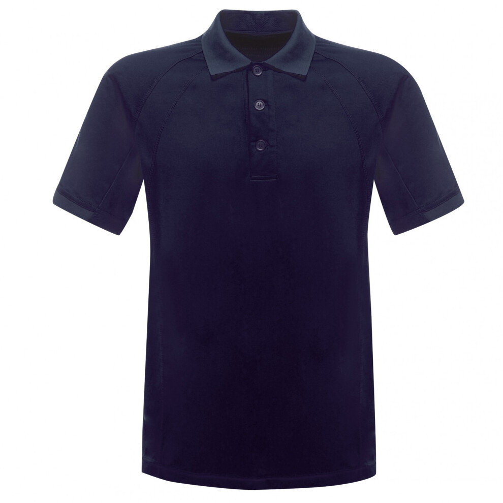 Regatta (M, Navy) Hardwear Mens Coolweave Short Sleeve Polo Shirt