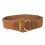 Ceinture de taille élégante, large, élastique,-Couleur caramel 1