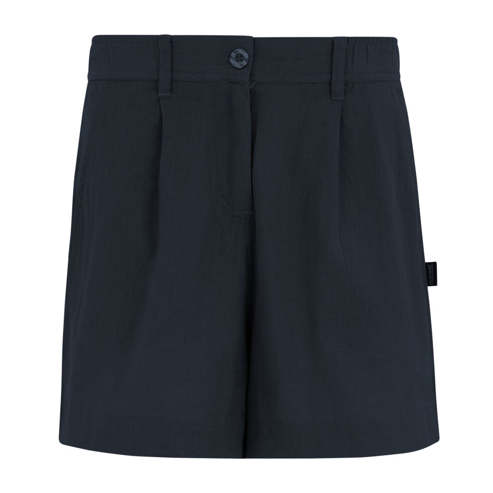 Regatta Women's Sabelle Shorts - Navy - 8 Uk - Navy - 50% Lyocell/50% Viscose - Image 2