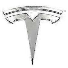 (Y Silver Back) Metal Replacement Sticker For Tesla Model 3 Y Front Back Trunk Logo Replace Emblem Decals Stickers Accessories