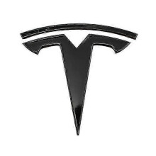 (3 Gloss Black Back) Metal Replacement Sticker For Tesla Model 3 Y Front Back Trunk Logo Replace Emblem Decals Stickers Accessories