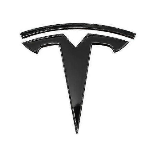 (3 Gloss Black Front) Metal Replacement Sticker For Tesla Model 3 Y Front Back Trunk Logo Replace Emblem Decals Stickers Accessories