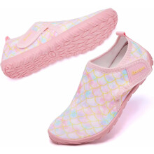 Racqua Wasser-Schuhe für Kinder zum Schwimmen Seeigel Meerjungfrauen Motiv Rosa 30 — wasserschuhe kinder