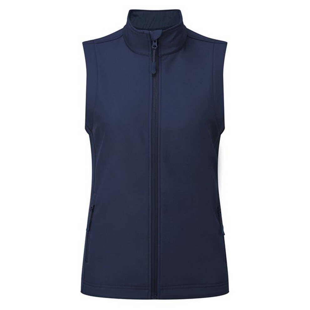 Premier (Xxl, Navy) Womens/Ladies Windchecker Recycled Printable Gilet