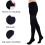 Women Compression Pantyhose Graduated Support Closed-Color L 9