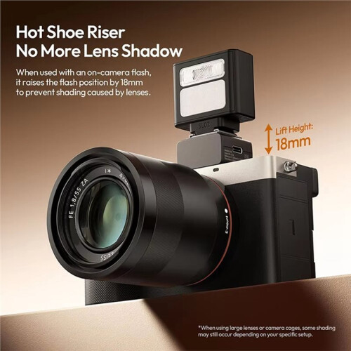LA10 2.4GHz  Flash Trigger for Camera Flash Universal Hot Shoe Mount 8M Control Type-C Charge 60H Runtime 2