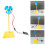 Kit fai-da-te per generatore eolico da 12 V con design compatto e accessori 6
