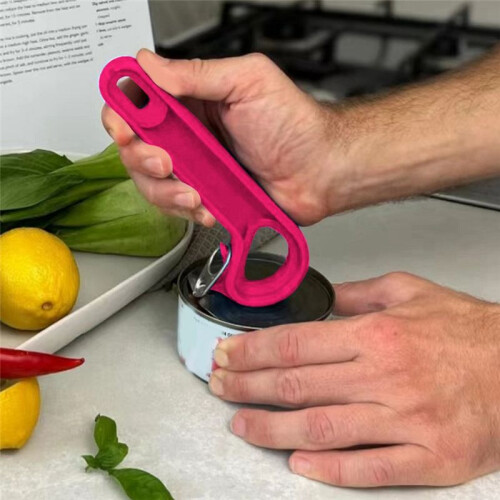4pcs Can Openers Ring-Pull Can Openers Can Easily Open Cans,Yellow 1