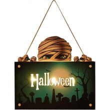 Welcome Front Door Sign White Halloween Decoration Lights Pumpkin Atmosphere Lights for Party Decoration Halloween Glowing House Number Decoration Wel