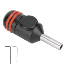 Magnetic Tattoo Handle with Adjustable Pressure, Non Slip Aluminum Alloy Body Long Lasting Rust Proof Tool for Studio Use