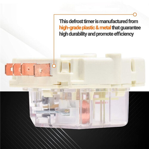 8X 215846602 Refrigerator Defrost Timer Replacement Part Exact Fit for  &  Refrigerators 2