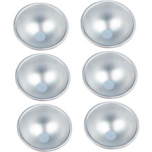 Moule à tarte et à cupcakes (6 pièces) en alliage d'aluminium, outil de cuisson léger et uniforme pour vos projets de cuisine.