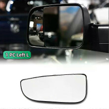 (1pc Left-Small) Driving or Passenger Mirror For Dodge Ram 1500 2500 3500 4500 5500 2010-2020 Side Heated Wing Mirror Glass Lens Right or Left