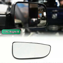(1pc Right-Small) Driving or Passenger Mirror For Dodge Ram 1500 2500 3500 4500 5500 2010-2020 Side Heated Wing Mirror Glass Lens Right or Left