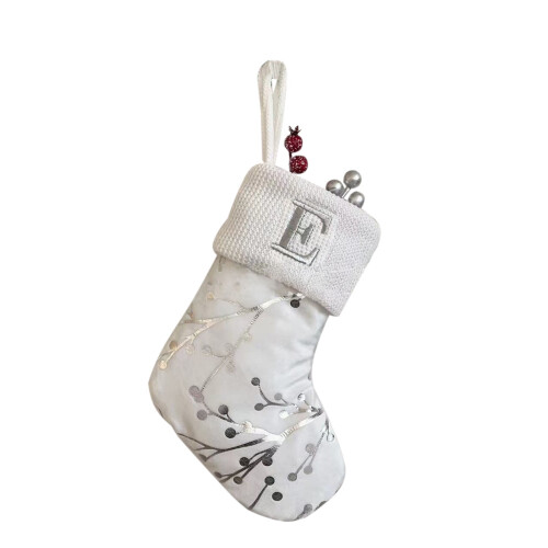 Weihnachtsstrumpf aus Vliesstoff mit Initialen, 1 Stück 2