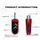Red UHF XLR Adapter System Wireless Microphone Transmitter Receiver for Dynamic Microphone Guitar Audio Mixer PASystem A 5
