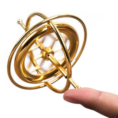 (2)Self-balancing Gyroscope Spinning Top Anti-gravity Decompression Educational Toy Finger Gyroscope 1