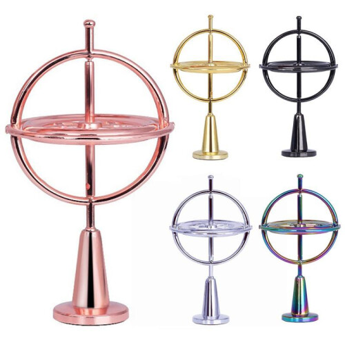 (2)Self-balancing Gyroscope Spinning Top Anti-gravity Decompression Educational Toy Finger Gyroscope 2