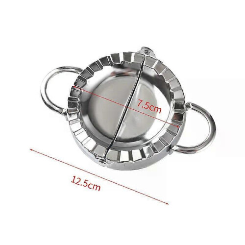 (Small) Stainless Steel Dumpling Maker Dumpling Skin Mold Ravioli Maker Press Pie Making Press Wrapper Pastry Maker Kitchen Accessories