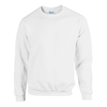 (XS, White) Gildan Childrens Unisex Heavy Blend Crewneck Sweatshirt (Pack Of 2)