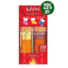 (Holiday Gift Set: Cleary Spicy + Nude Swings) Duck Plump Plumping Lip Gloss Duo, NYX Professional Makeup