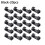 (20pcs Black) ABS Cable Organizer Clips Self Adhesive Wire Manager Cord Holder Desktop Workstation USB Charging Data Line Bobbin Winder 1