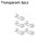 (5pcs White) ABS Cable Organizer Clips Self Adhesive Wire Manager Cord Holder Desktop Workstation USB Charging Data Line Bobbin Winder 1