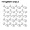 (20pcs White) ABS Cable Organizer Clips Self Adhesive Wire Manager Cord Holder Desktop Workstation USB Charging Data Line Bobbin Winder 1