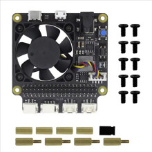 For Raspberry Pi X735 V3.0 Power Management Board with PWM Fan 6-30V for Raspberry Pi 4B/3B+/3B/2B