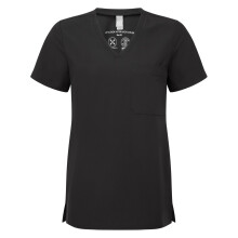 (4XL, Black) Onna Womens/Ladies Limitless Onna-Stretch Work Tunic