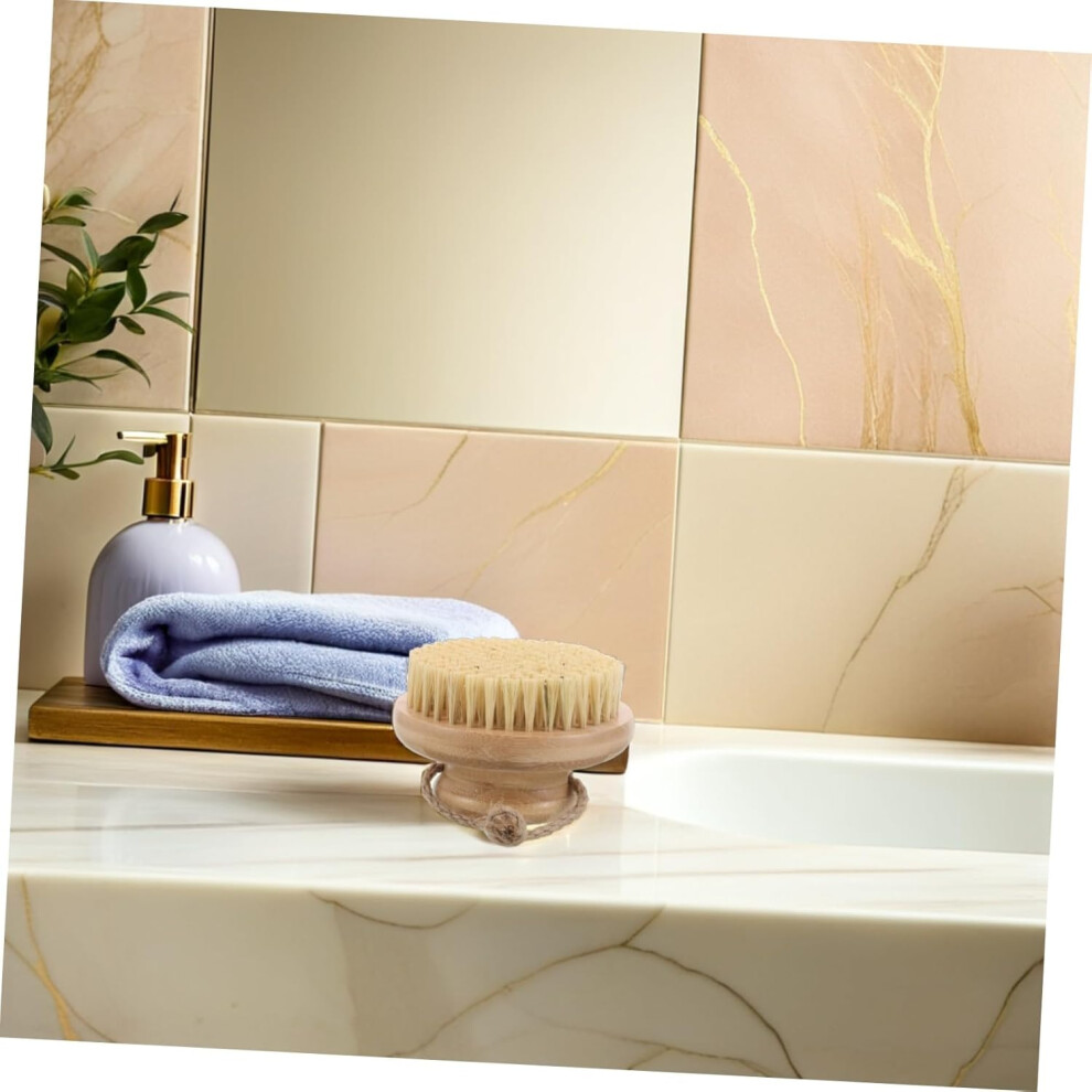 Hkhbjs Shower Brush Sisal Bath Exfoliating And Body Scrub Brush Features For Dry Skin Brushing For Body Use As Shower