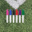 6pcs Golf Ball Line Marker Pens with Triangular Keychain Clips, Permanent Colored Drawing Markers in Red 7