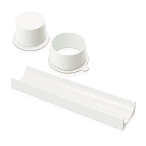(White) Moule à Cake Pops Rond 9 Pouces avec Plateau