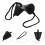 6pcs Waterproof Silicone Kayak Scupper Plug Set, Black Boat Drain Plug Kit 8