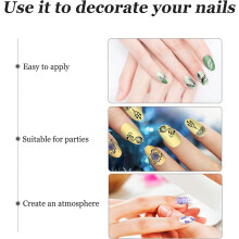 Ensemble de 3 plaques de stamping pour nail art, pochoirs de manucure DIY pour salon et usage personnel