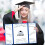 (Blue) Graduation Memory Scrapbook - Classmate Gift 1