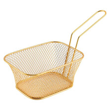 Frying Basket French Fries Frying Basket Square Oil Filter Frying Basket Snack Tableware Basket Large