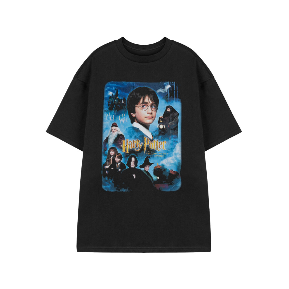 Harry Potter (Xxx-Large) Short Sleeved T-Shirt (Mens Black)