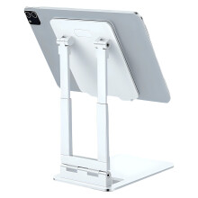 Faltbarer Laptop-Tablet-Ständer für Arbeit und-Weißer Standard