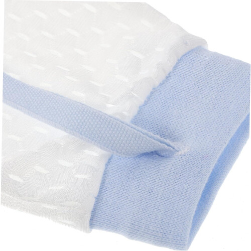12pcs Boy Girl Mesh Mittens Breathable Adjustable Drawstring Hand Covers Scratch Mittens 2