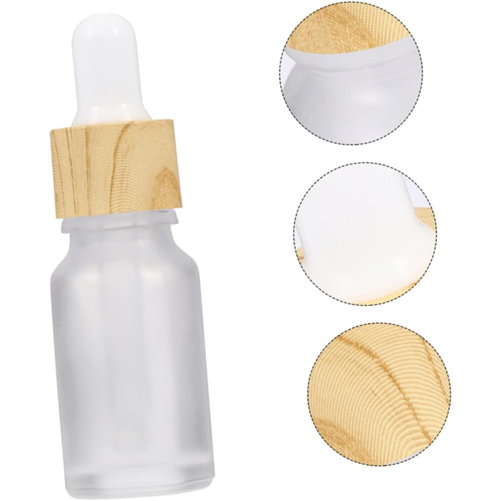 Hkhbjs 6Pcs Essential Oil Bottles Dropper Refillable Glass Travel Bottles For Perfume Oil