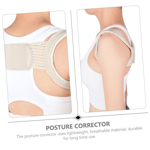 3pcs Adjustable Posture Corrector Back Brace for Men Women Sticky Strap Posture Correction Belt