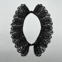 (Black Base)Decorative Fashion Cotton Lace Neck Decor For Adults Doll Collars Seasonal Style